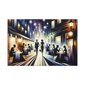 Moonlit Tango Oasis - Canvas