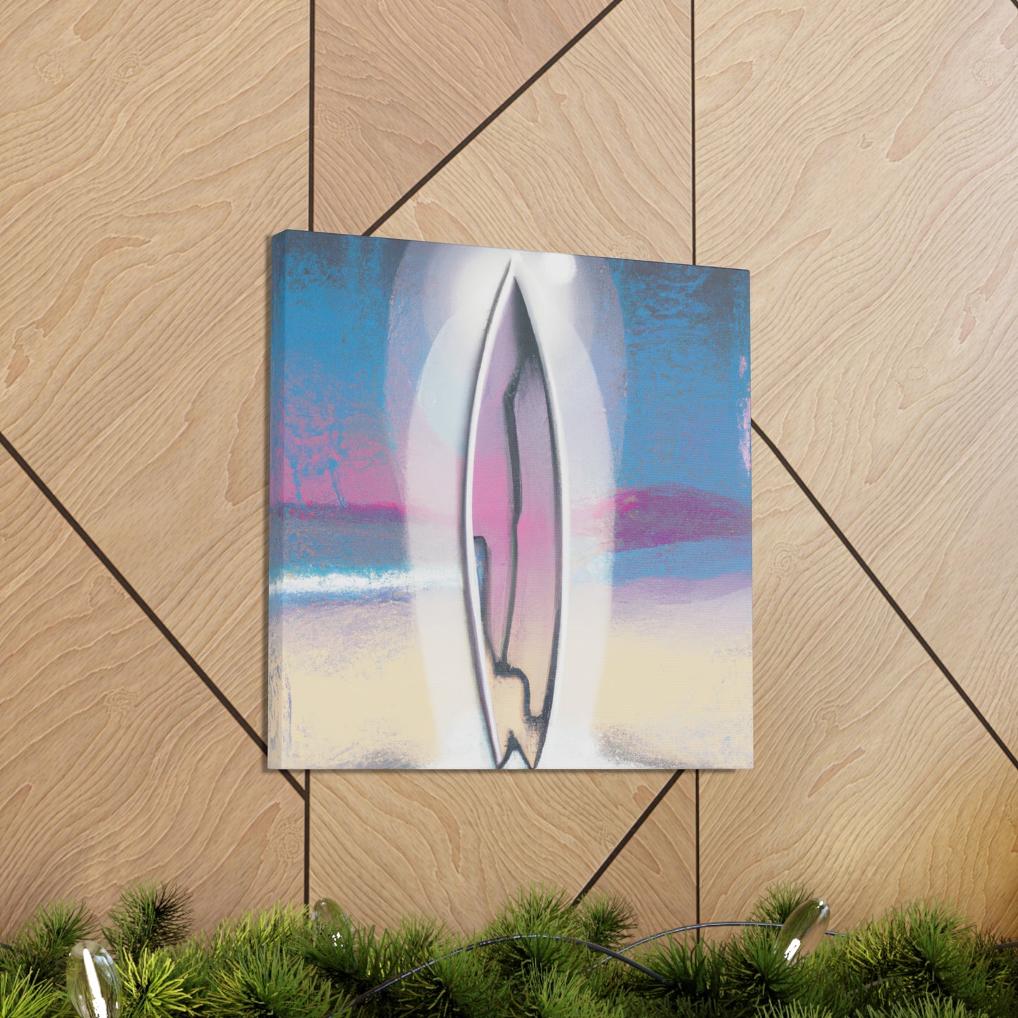 Surfing the Waves Ahead - Canvas