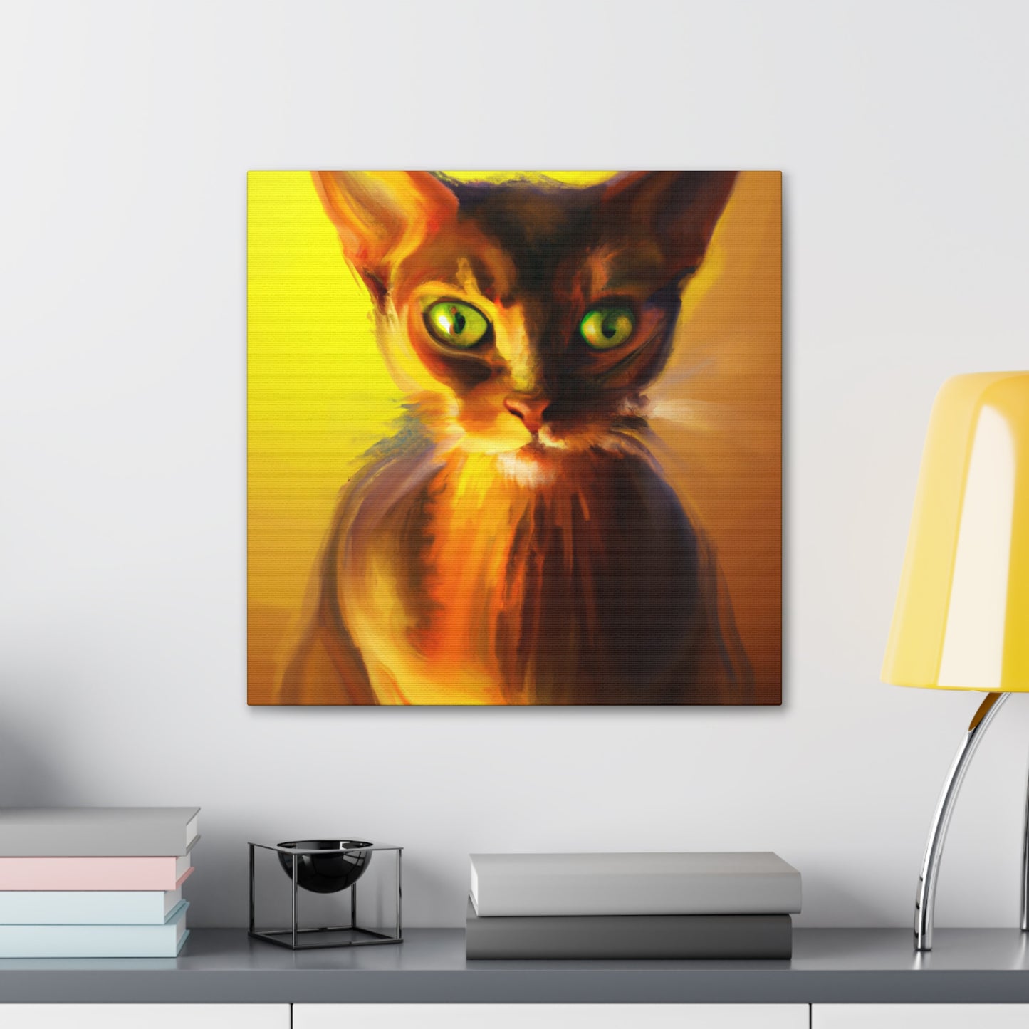 Abyssinian Majesty Awakens - Canvas