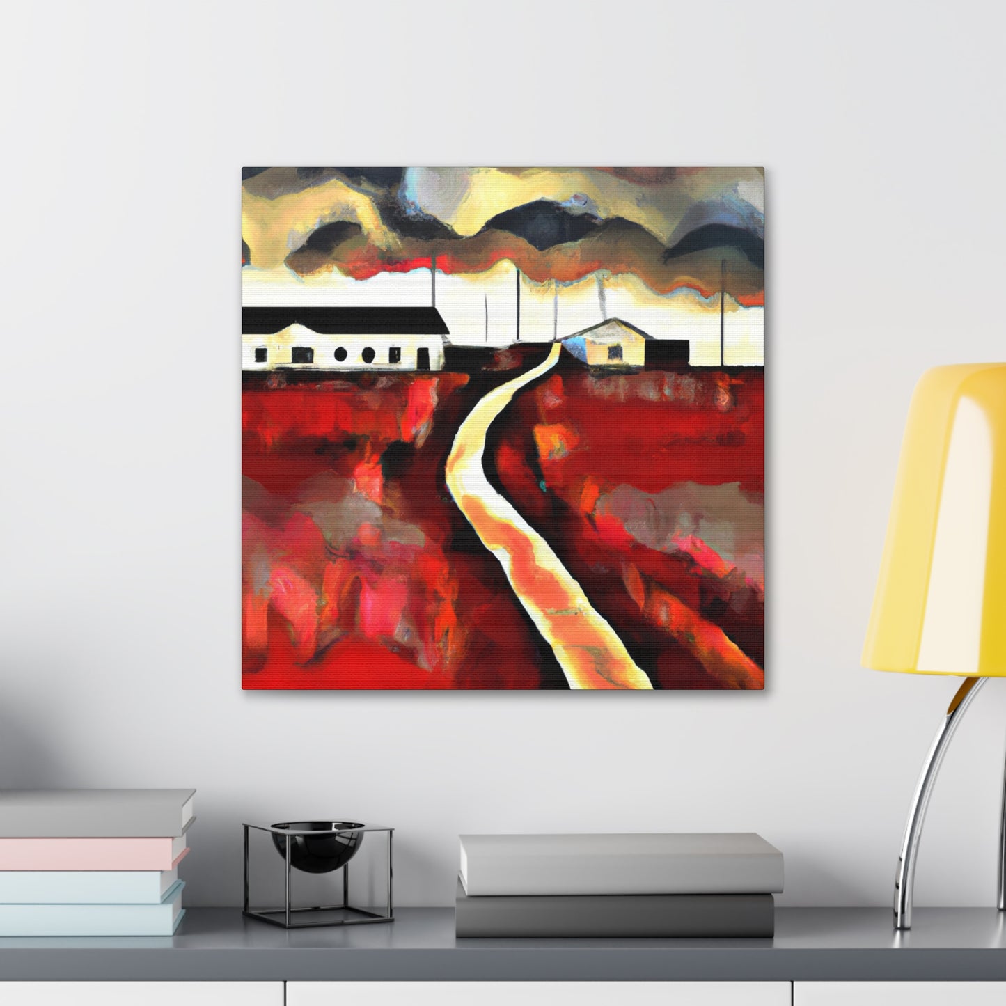 "Country Road Abstraction" - Canvas