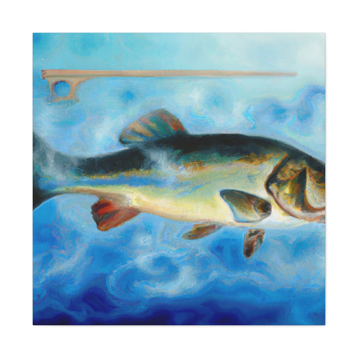 Bass in Hyperrealism - Canvas