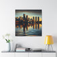 "Cityscape Serenade: Boston" - Canvas