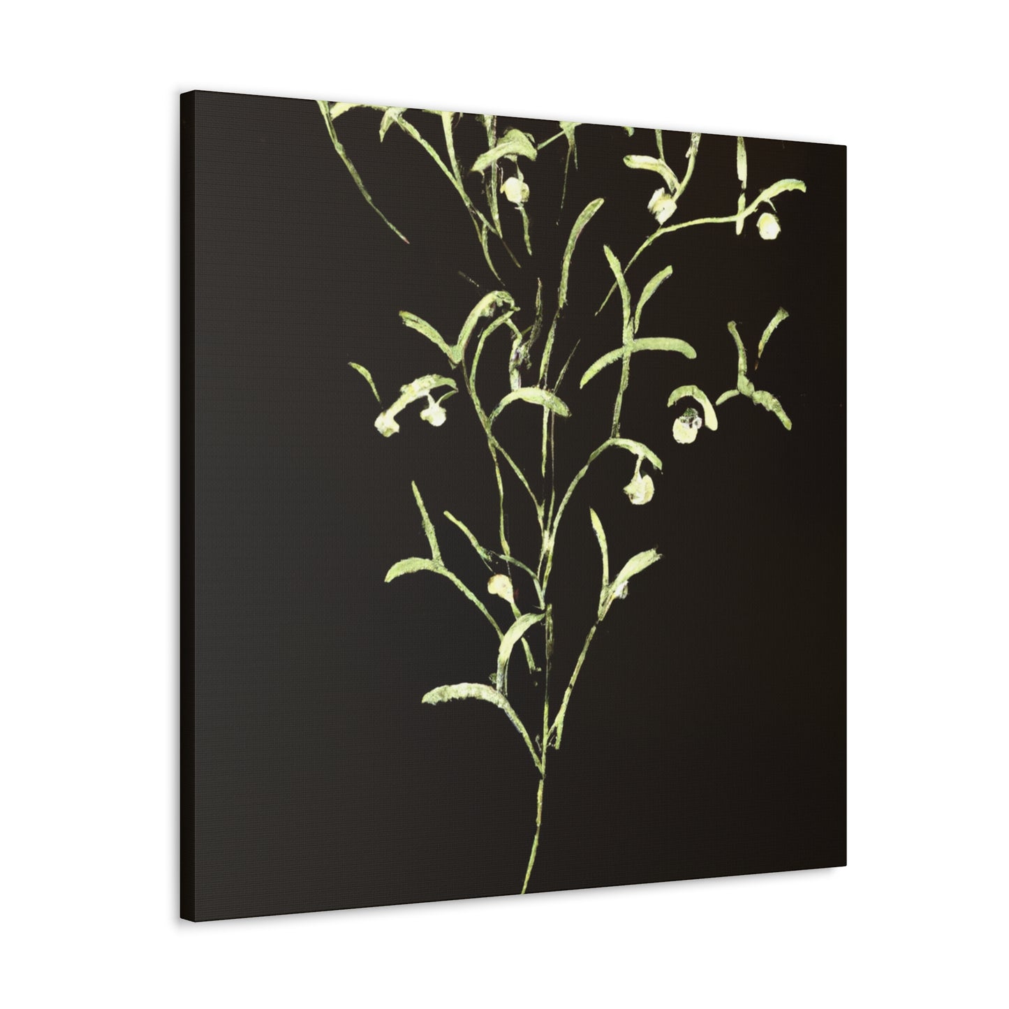 Mistletoe Minimalism. - Canvas