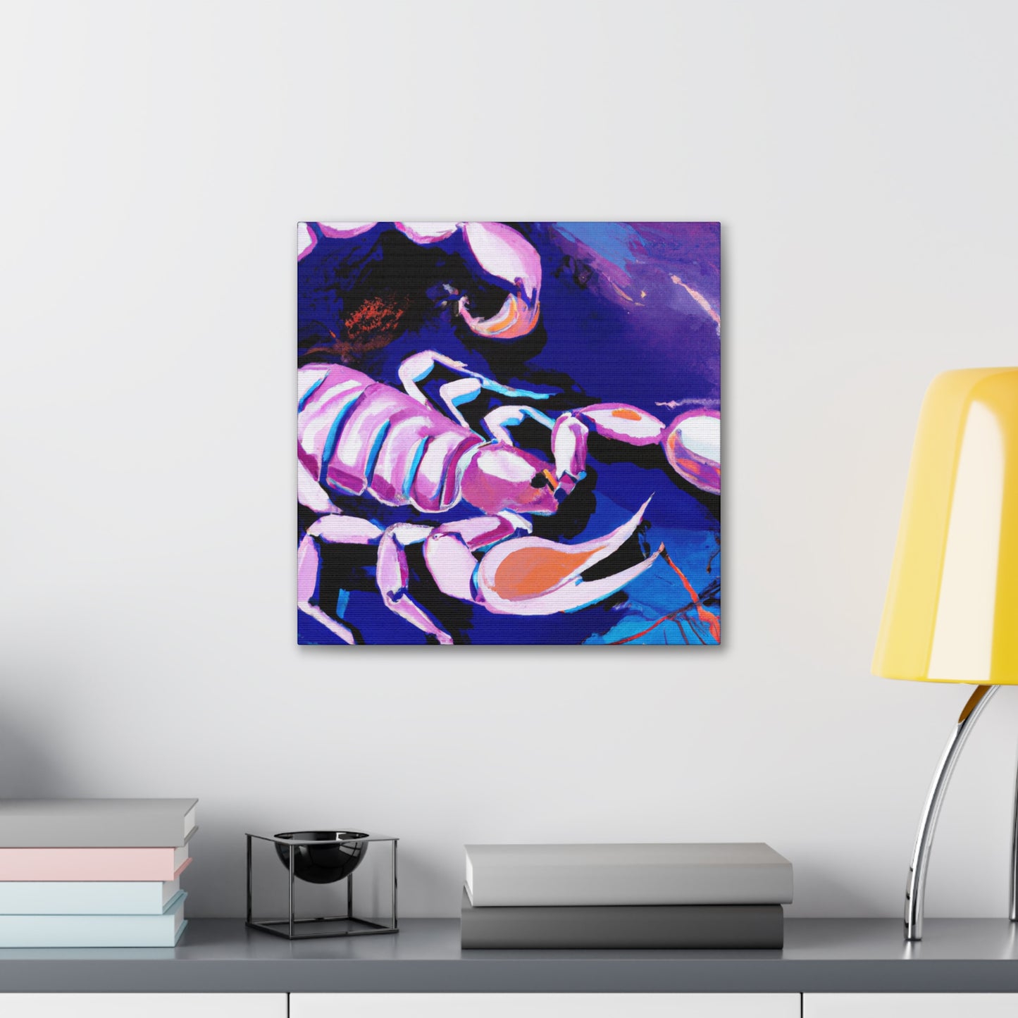 "Scorpion in Art Deco" - Canvas