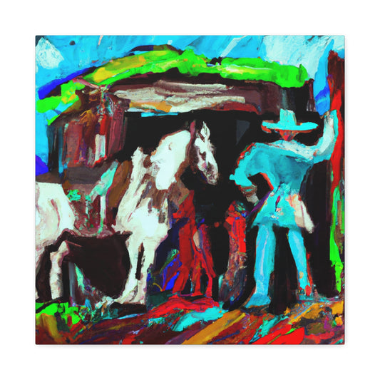 Stagecoach in Flux - Canvas