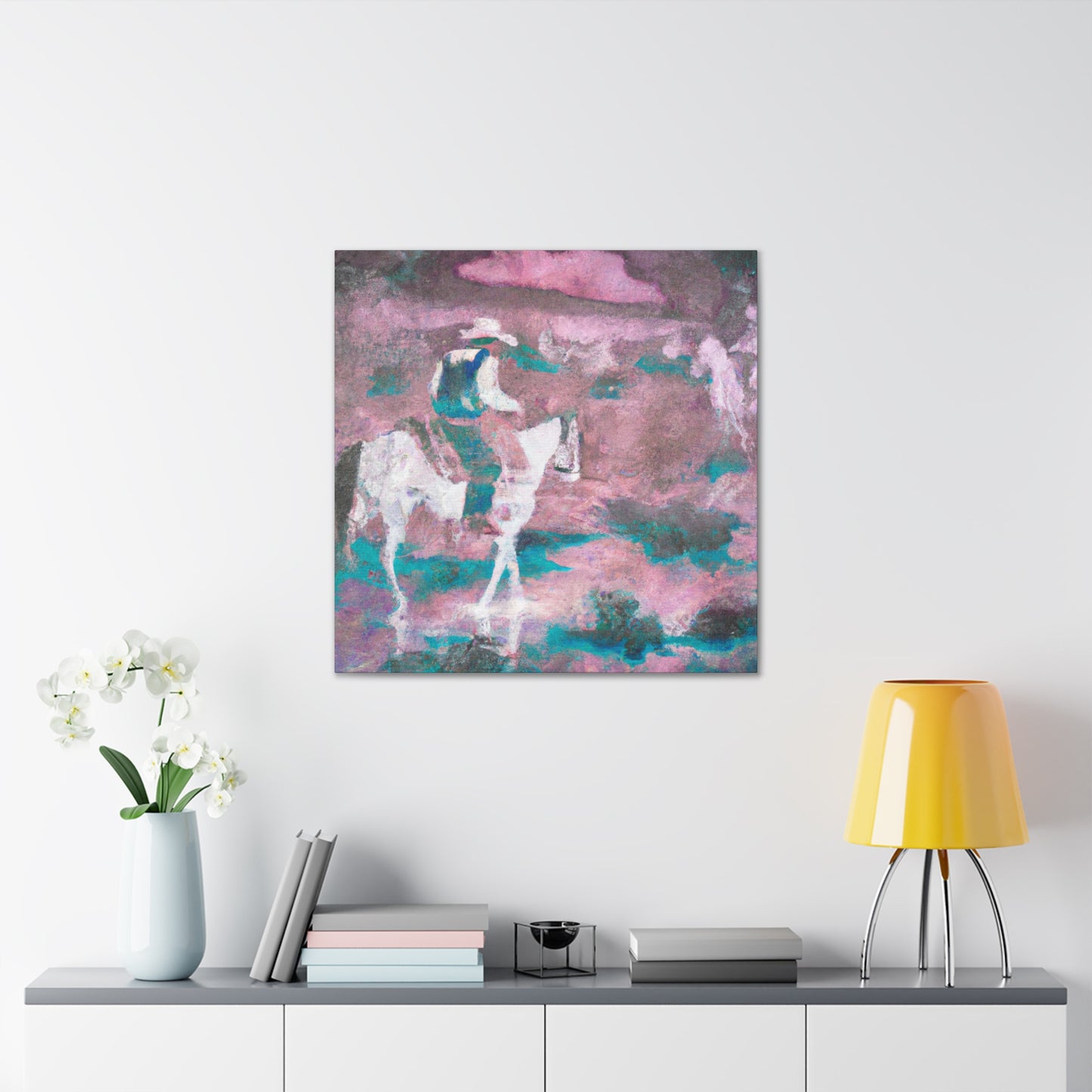 "Driving Cattle Home" - Canvas