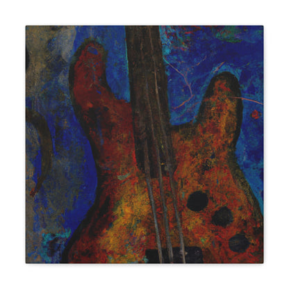 "Bass Guitar Expressionism" - Canvas