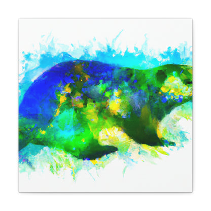 Marmot in Moonlight Glow - Canvas