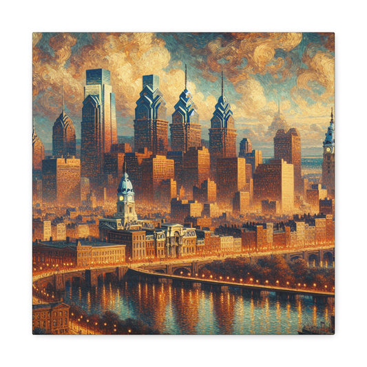 City of Brotherly Hues - Canvas