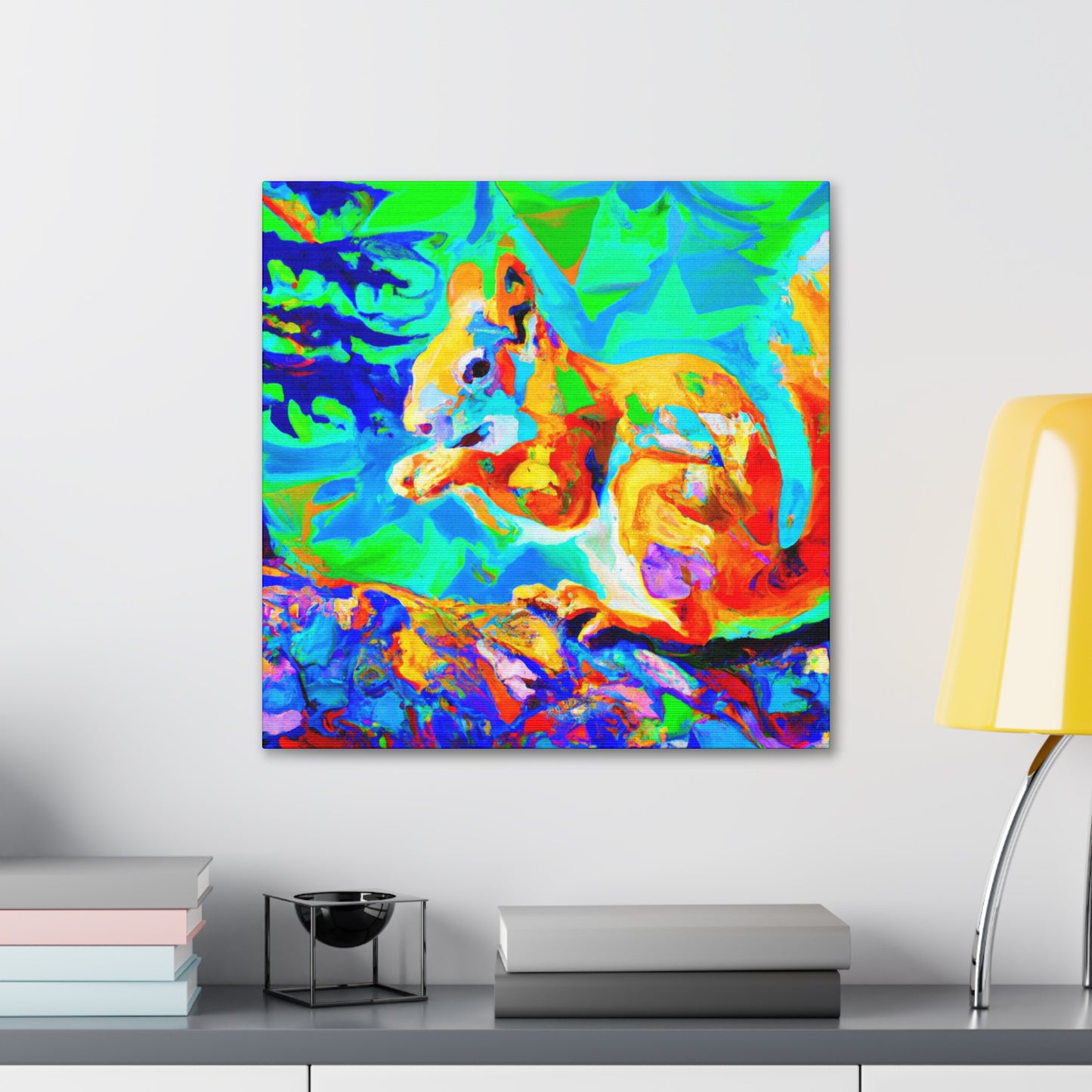 "Squirrel in Fauvism" - Canvas