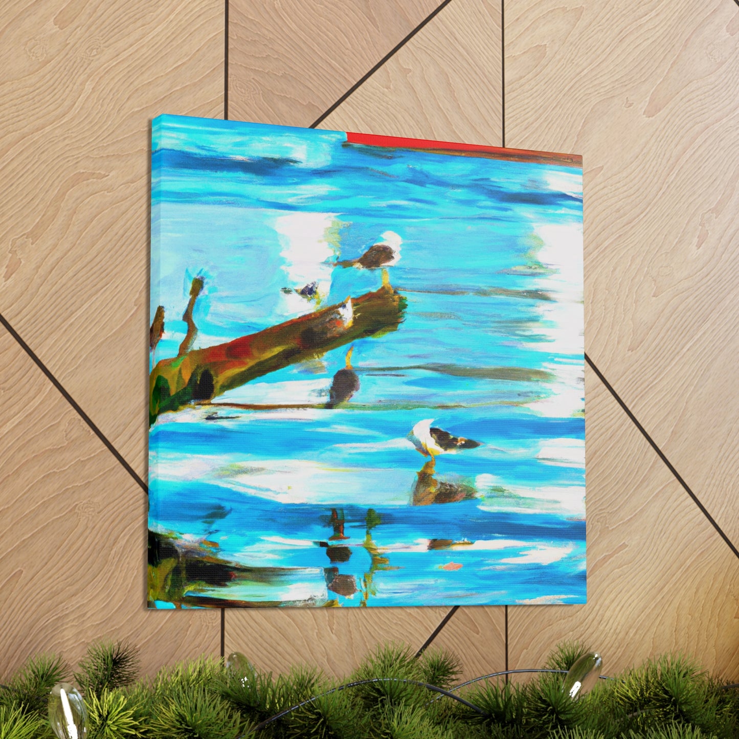 Sea Birds in Flight - Canvas