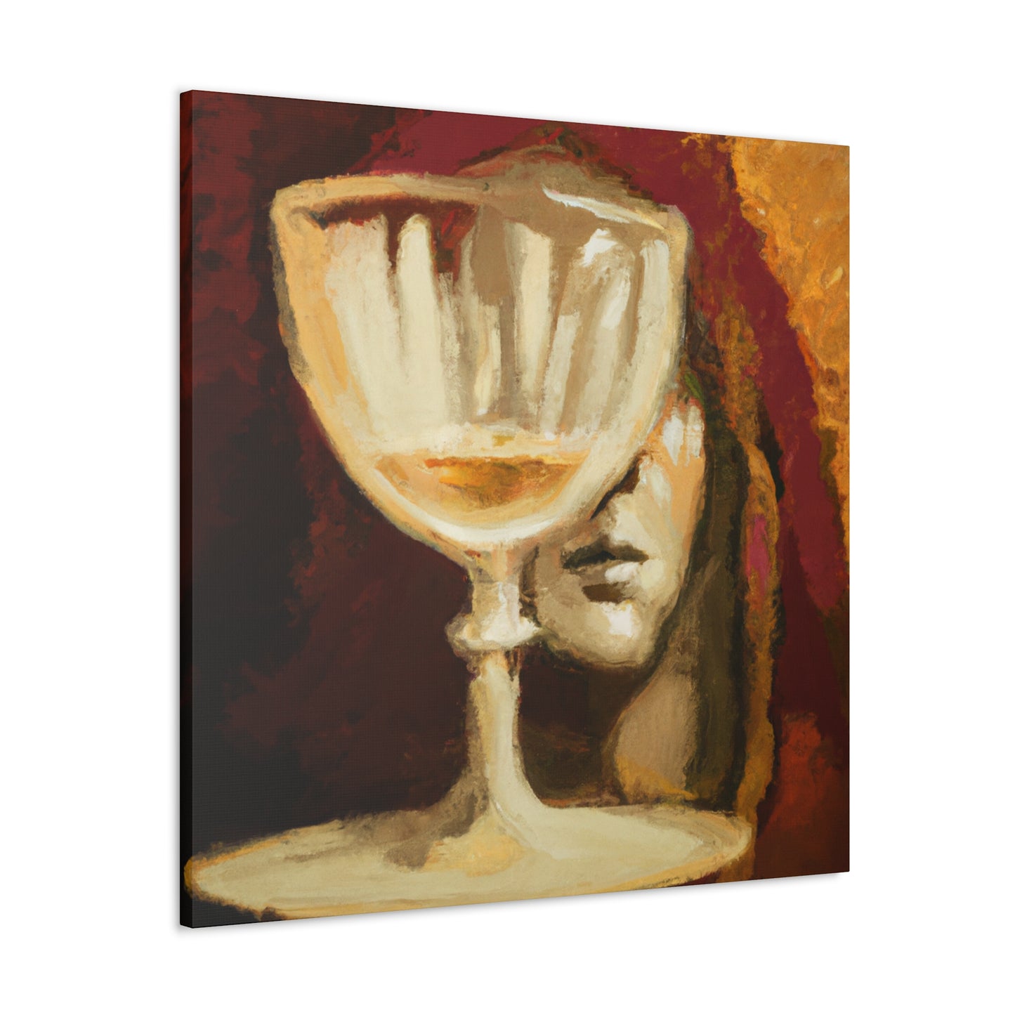 "Brimming Wine Chalice" - Canvas