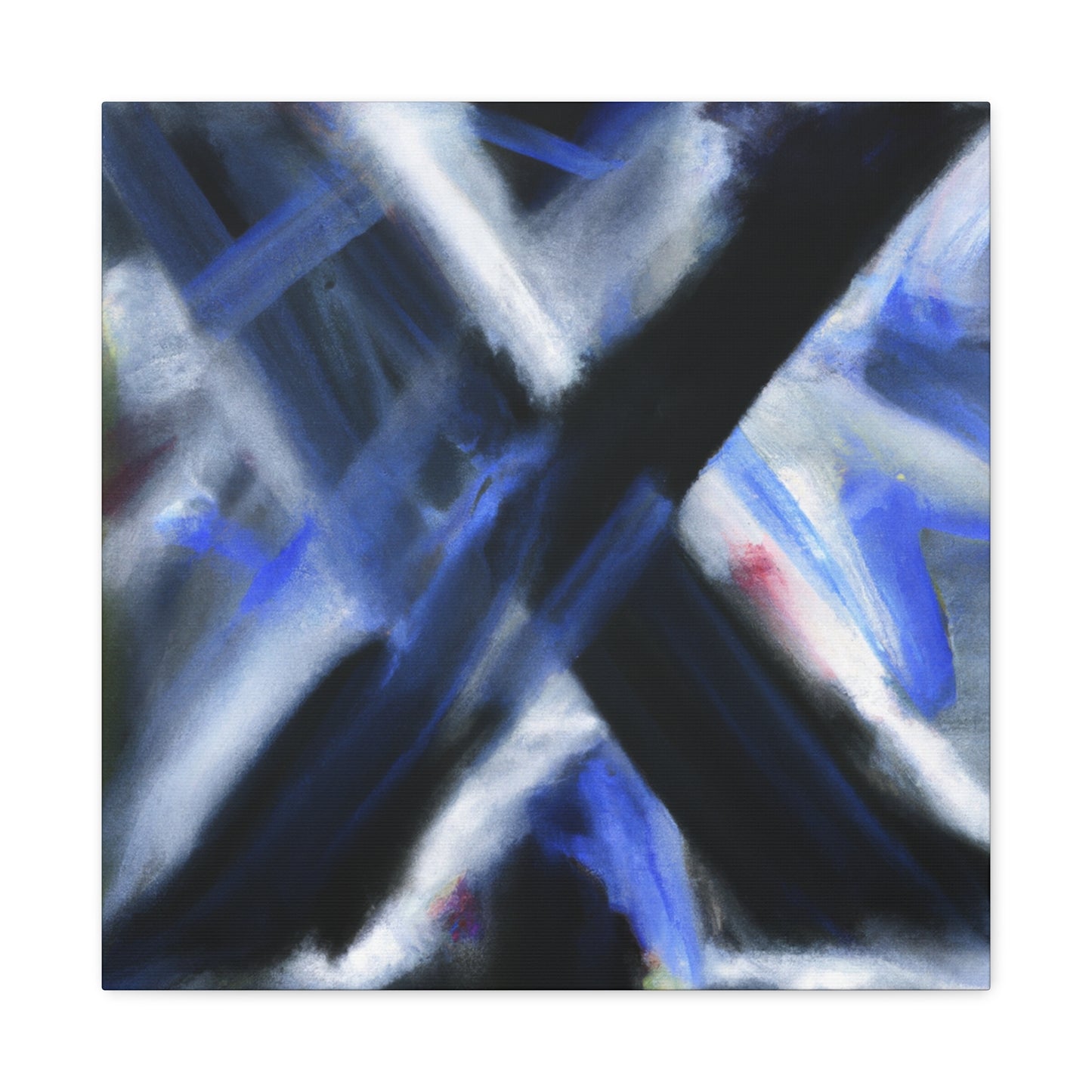 X in Expressionistic Hues - Canvas