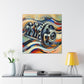 "Industrial Symphony of Camshaft" - Canvas