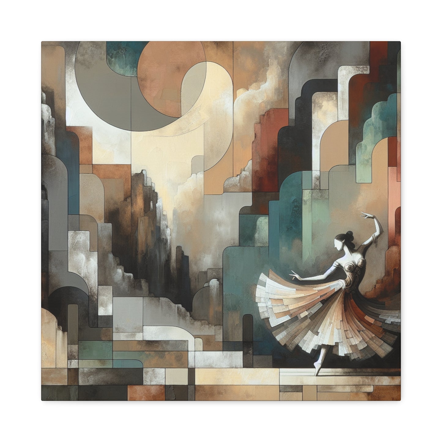 Graceful Euphoria of Ballet - Canvas