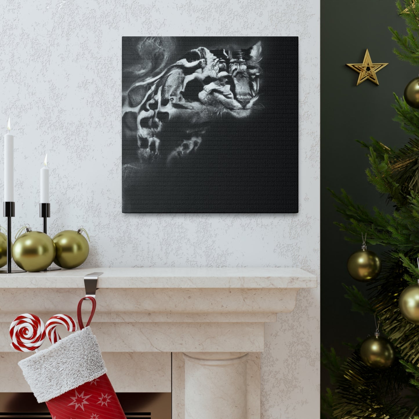 "Clouded Leopard Fantasia" - Canvas