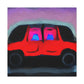 "Car in Abstract Color" - Canvas