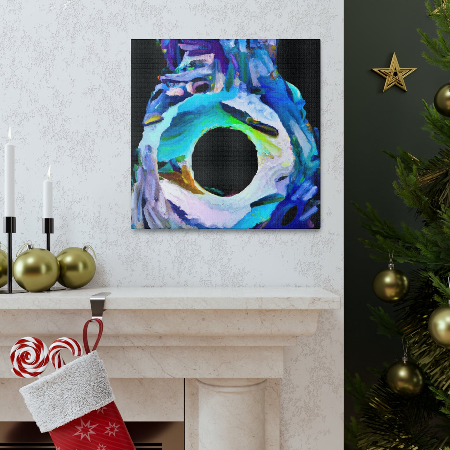 "Doughnut of Joyful Vibrance" - Canvas