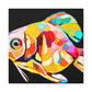 "Killifish Art Deco Dream" - Canvas