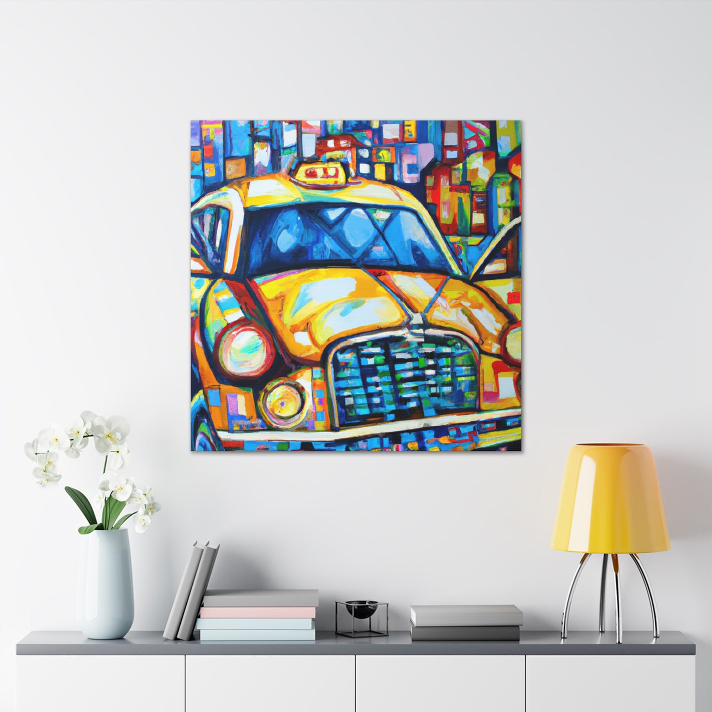 Taxi in the Dark - Canvas