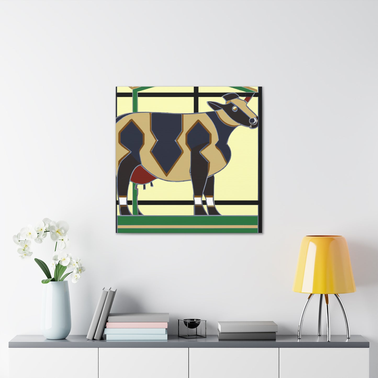 Cow on a Cusp - Canvas