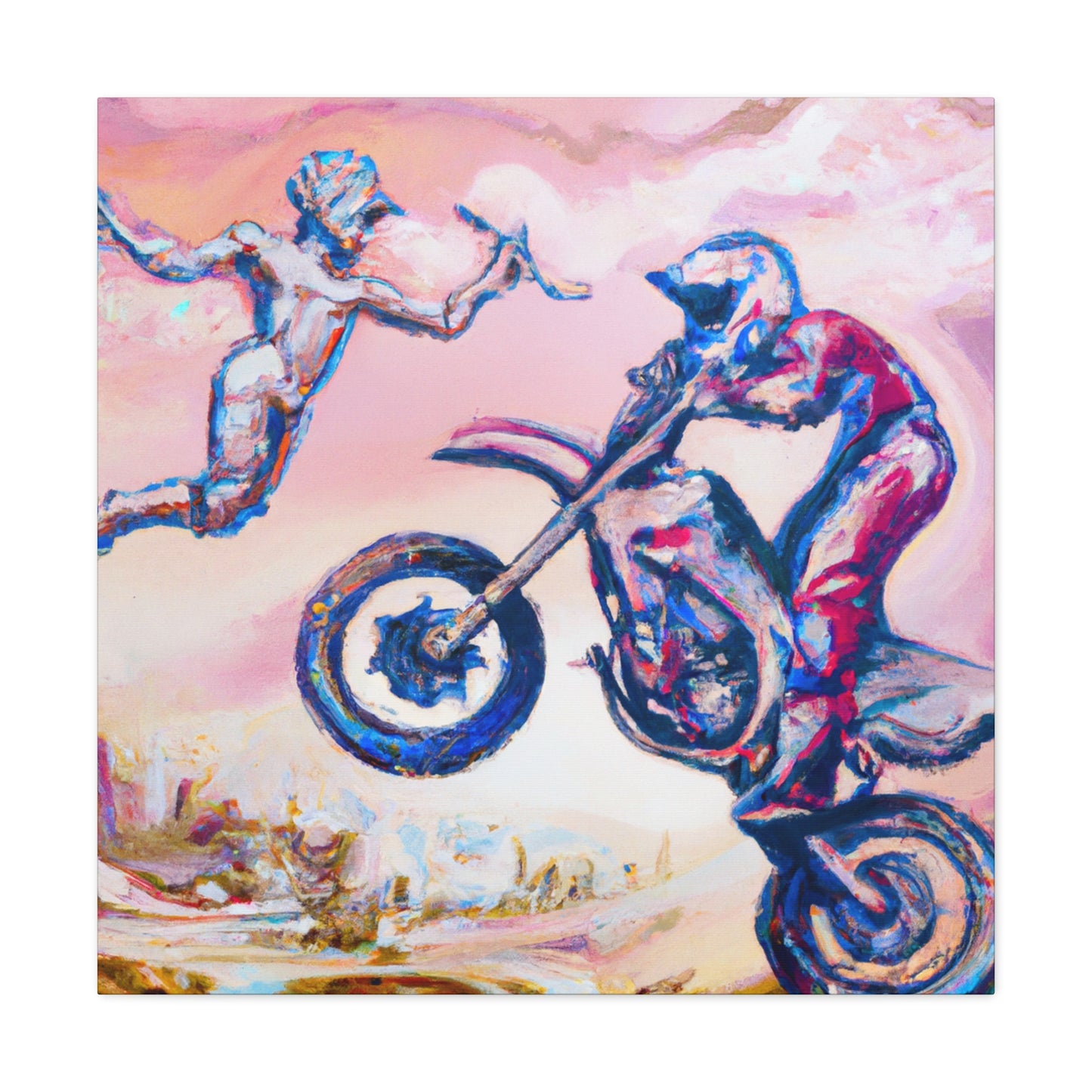 Moto Cross Majesty. - Canvas