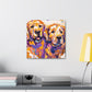 "Golden Retriever Smile" - Canvas