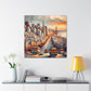 Golden City Horizon - Canvas