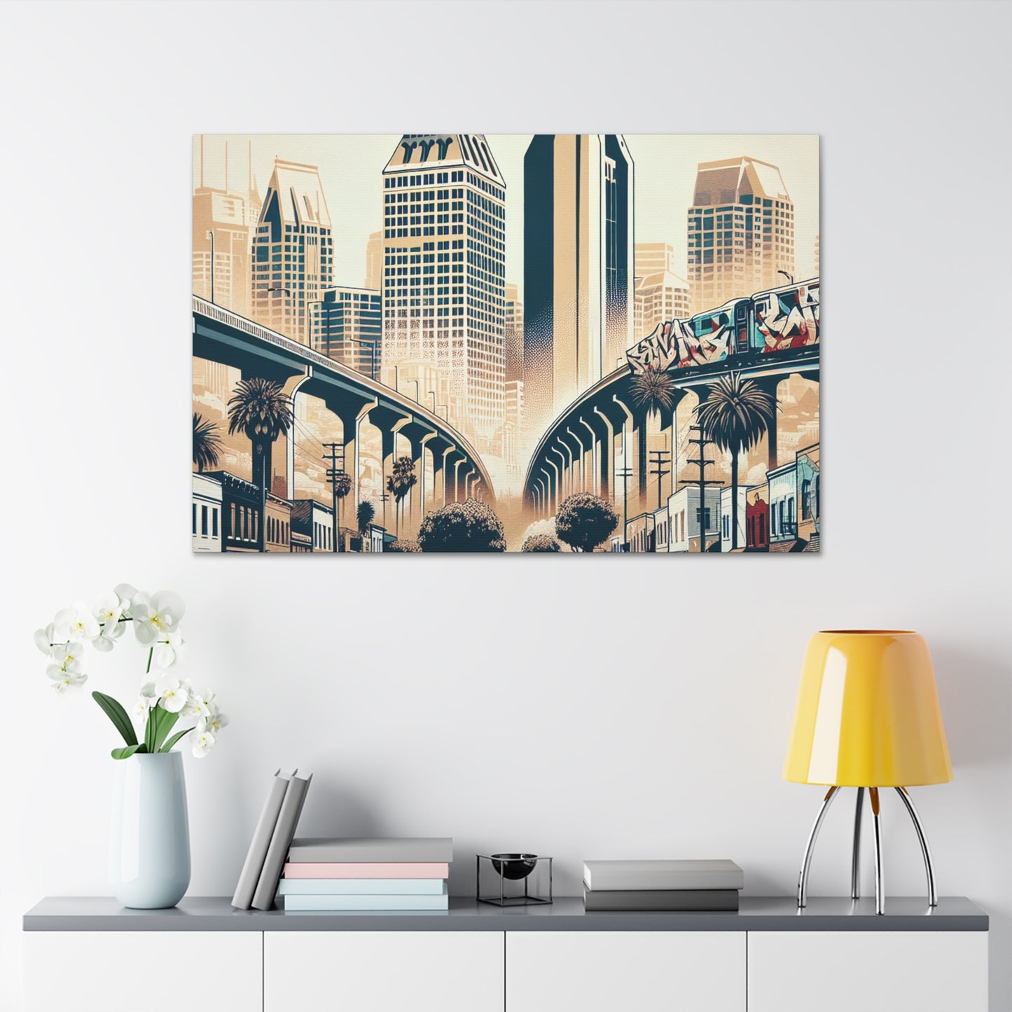 California Coast Boulevard Masterpiece - Canvas