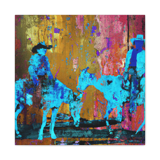 Stagecoach in Motion - Canvas