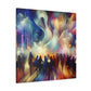 Velvet Elegance Ethereal Abstraction - Canvas