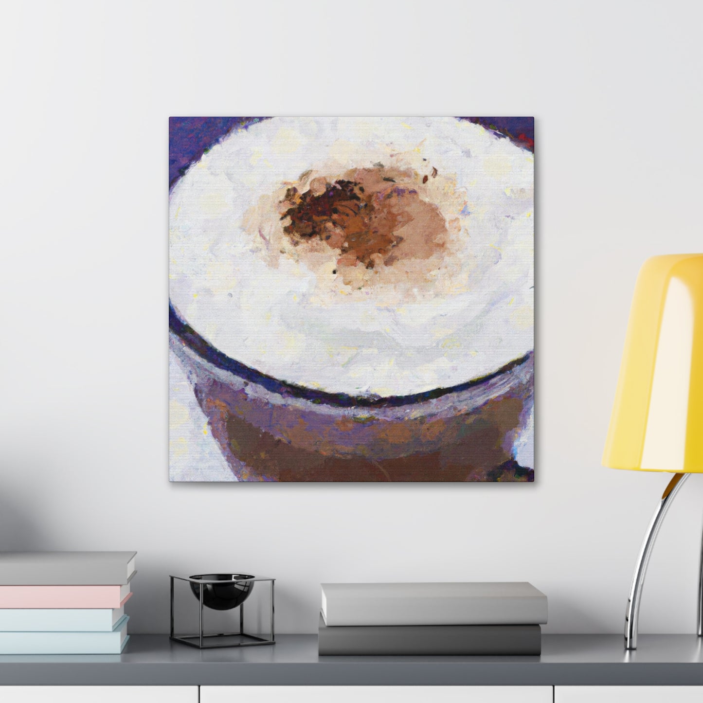 "A Cappuchino Impression" - Canvas