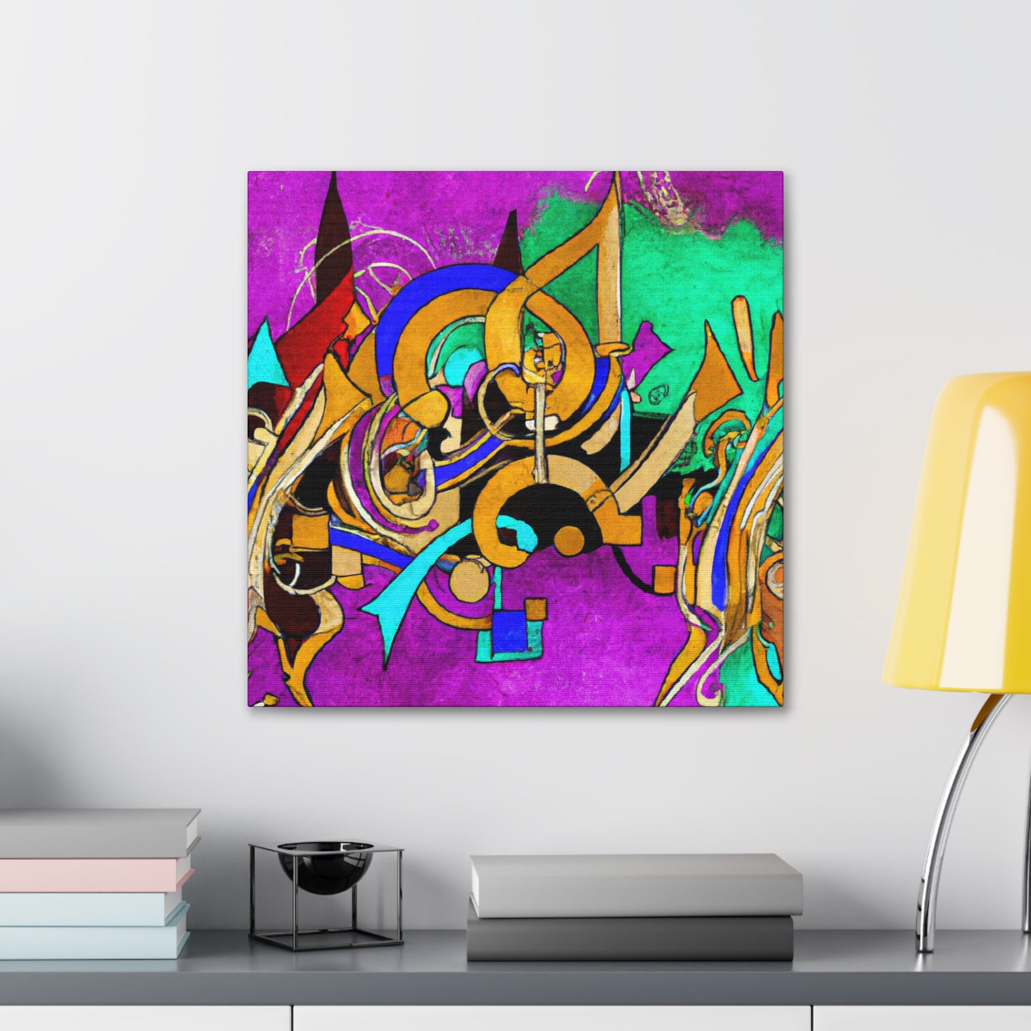 Digital Dreamscape Delight - Canvas