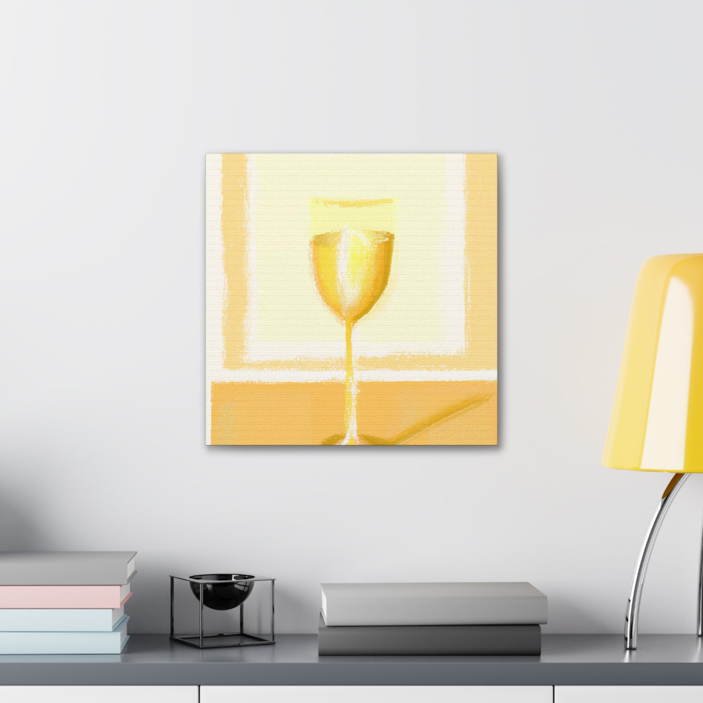 "Wine and Reflection". - Canvas