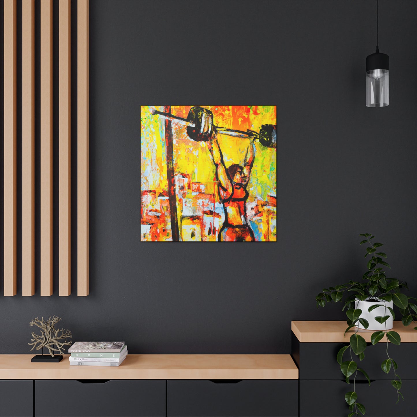 Strength Through Lifting - Canvas