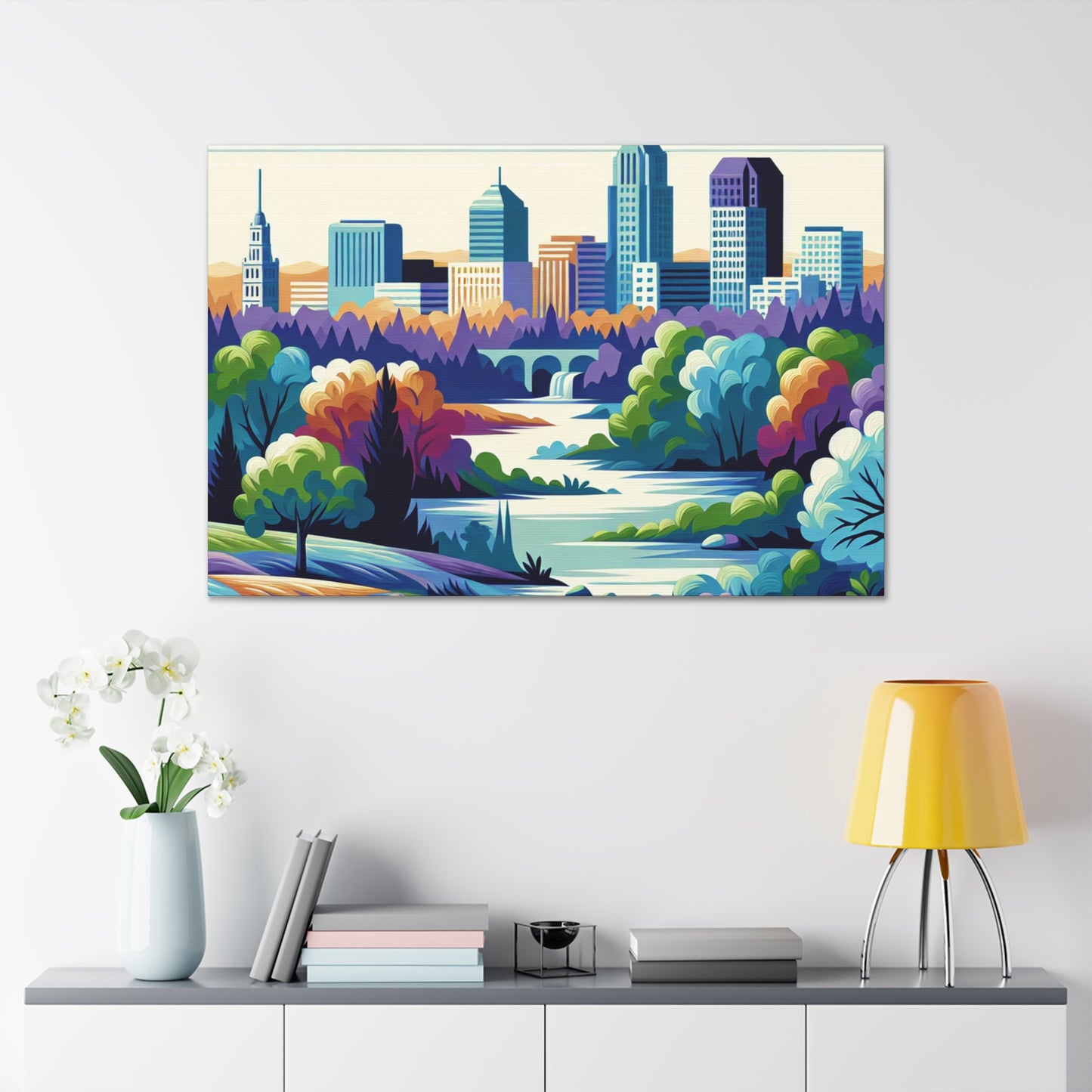 Golden Fields of Sacramento - Canvas