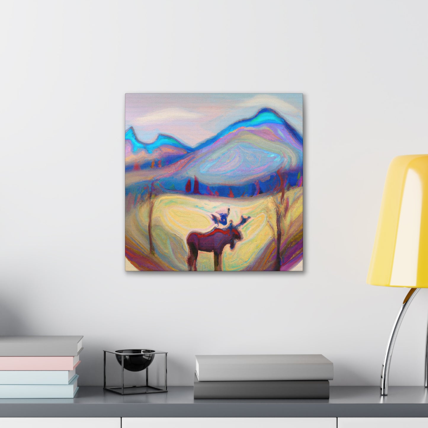 "Elk in Awe Dreaming" - Canvas