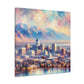 "Utah's Ethereal Cityscape" - Canvas