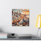 Golden City Horizon - Canvas