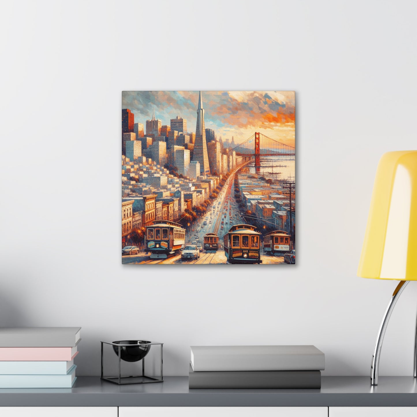 Golden City Horizon - Canvas