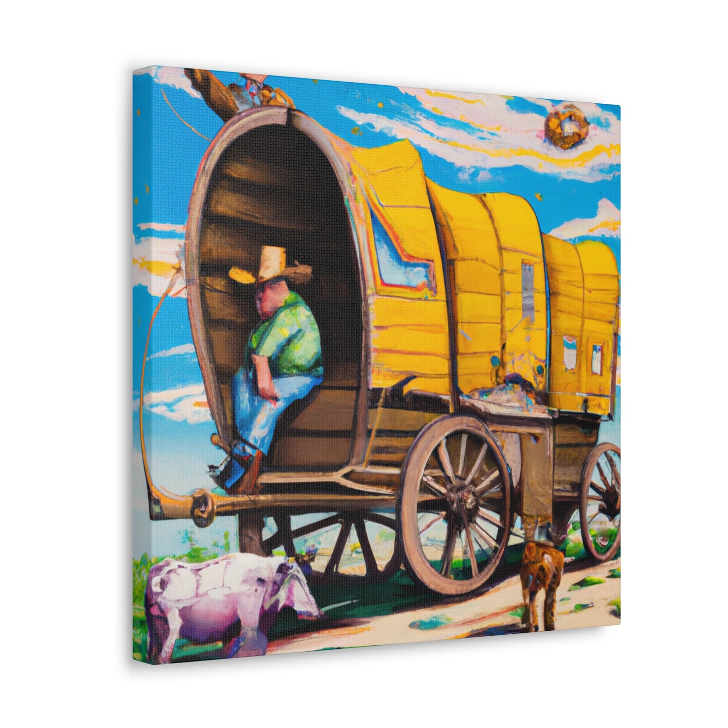 "Wagon of Reflection" - Canvas