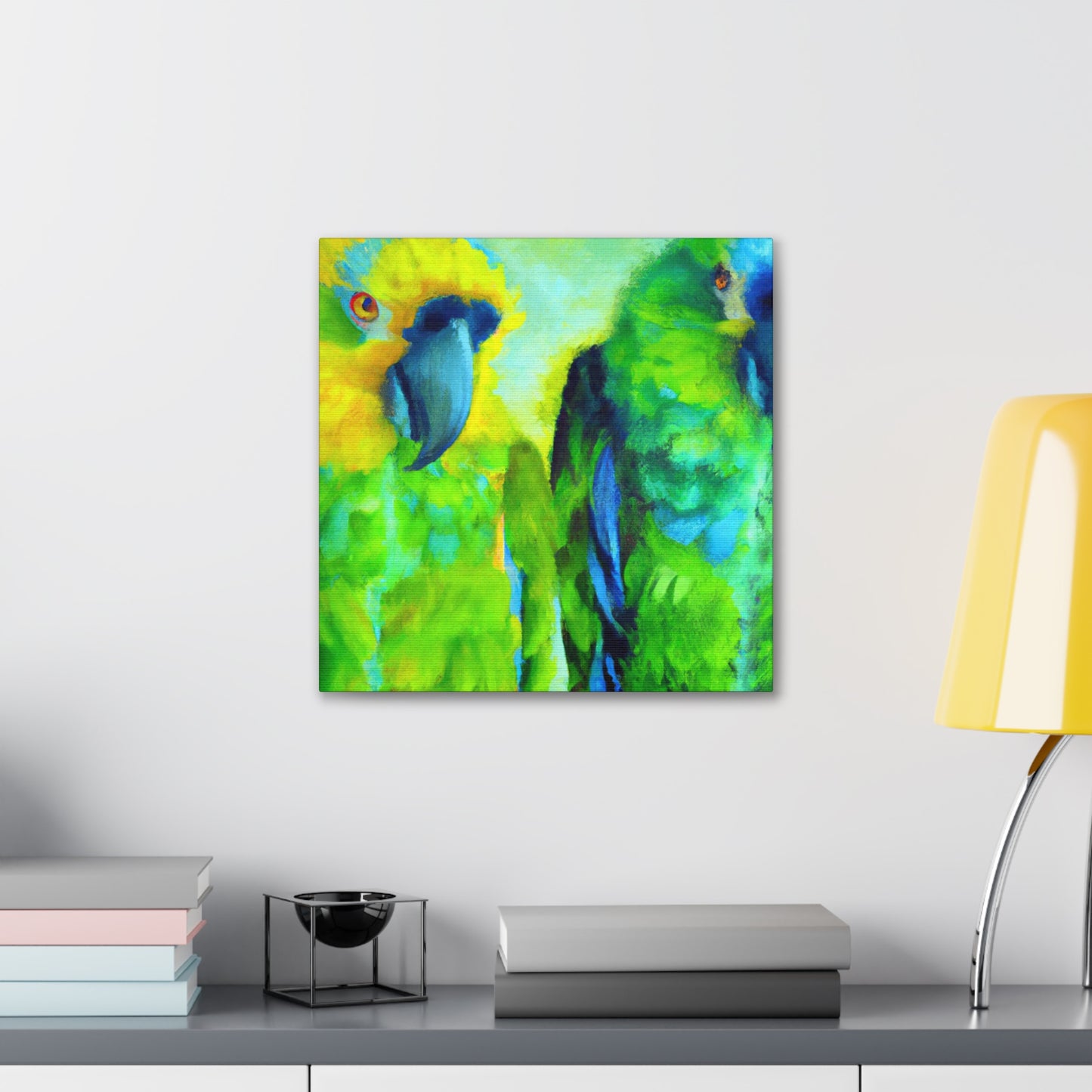 Amazon Parrots Jubilance - Canvas