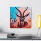 Antelope in Hyperrealism - Canvas