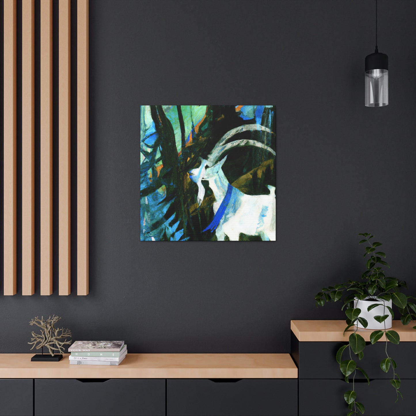 Mountain Goat Grandeur - Canvas