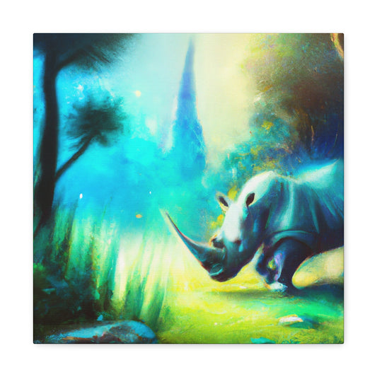 Rhinoceros in Dreamland - Canvas