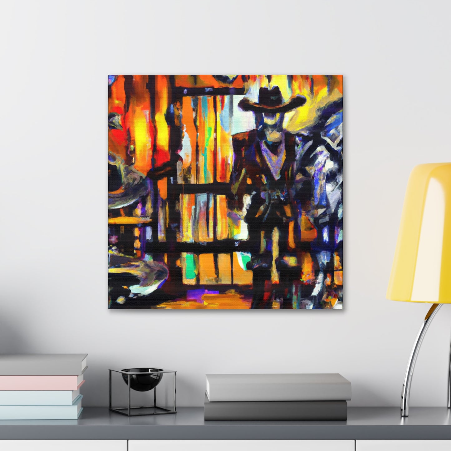 Saloon in Impressionism - Canvas