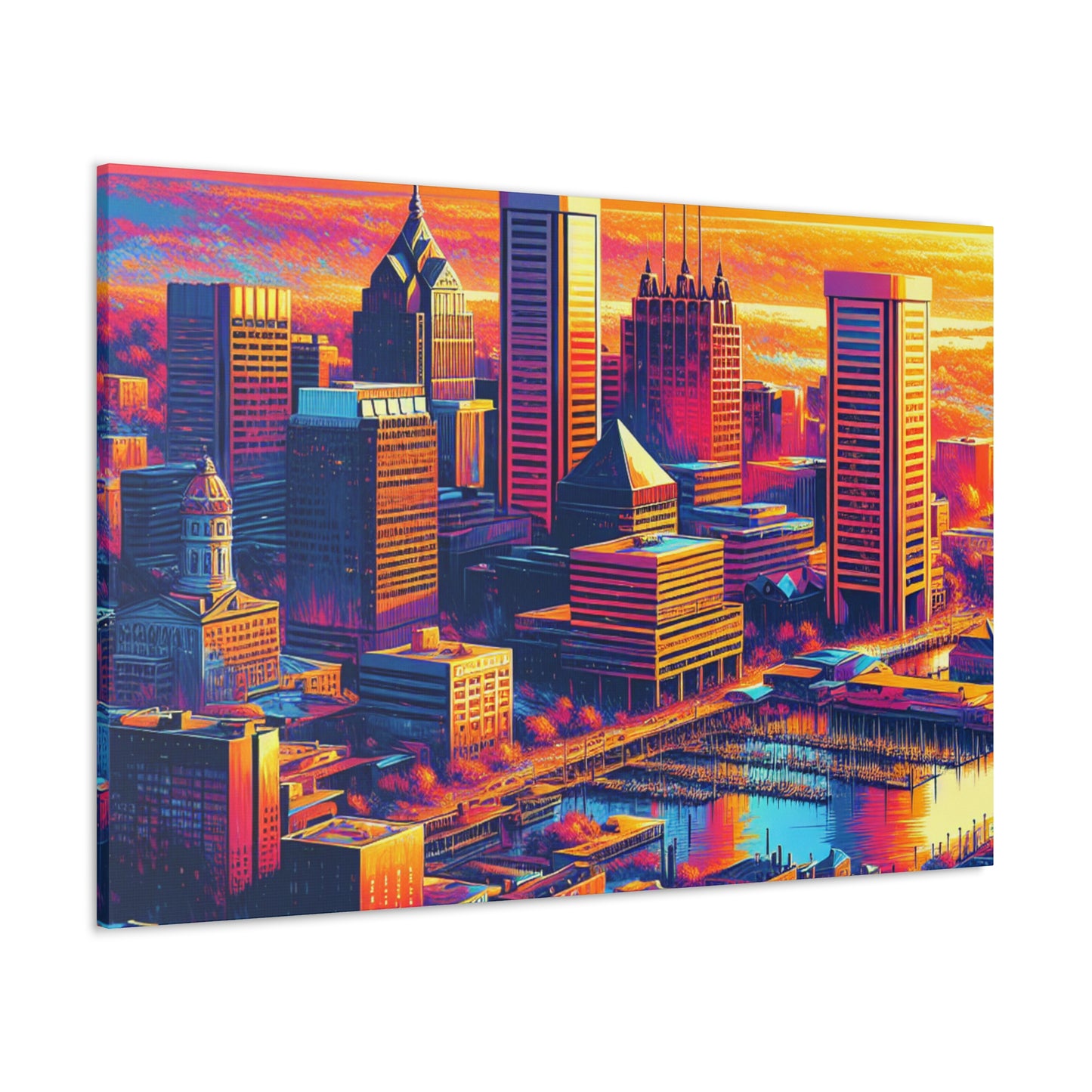 "Baltimore's Timeless Urban Chorus" - Canvas