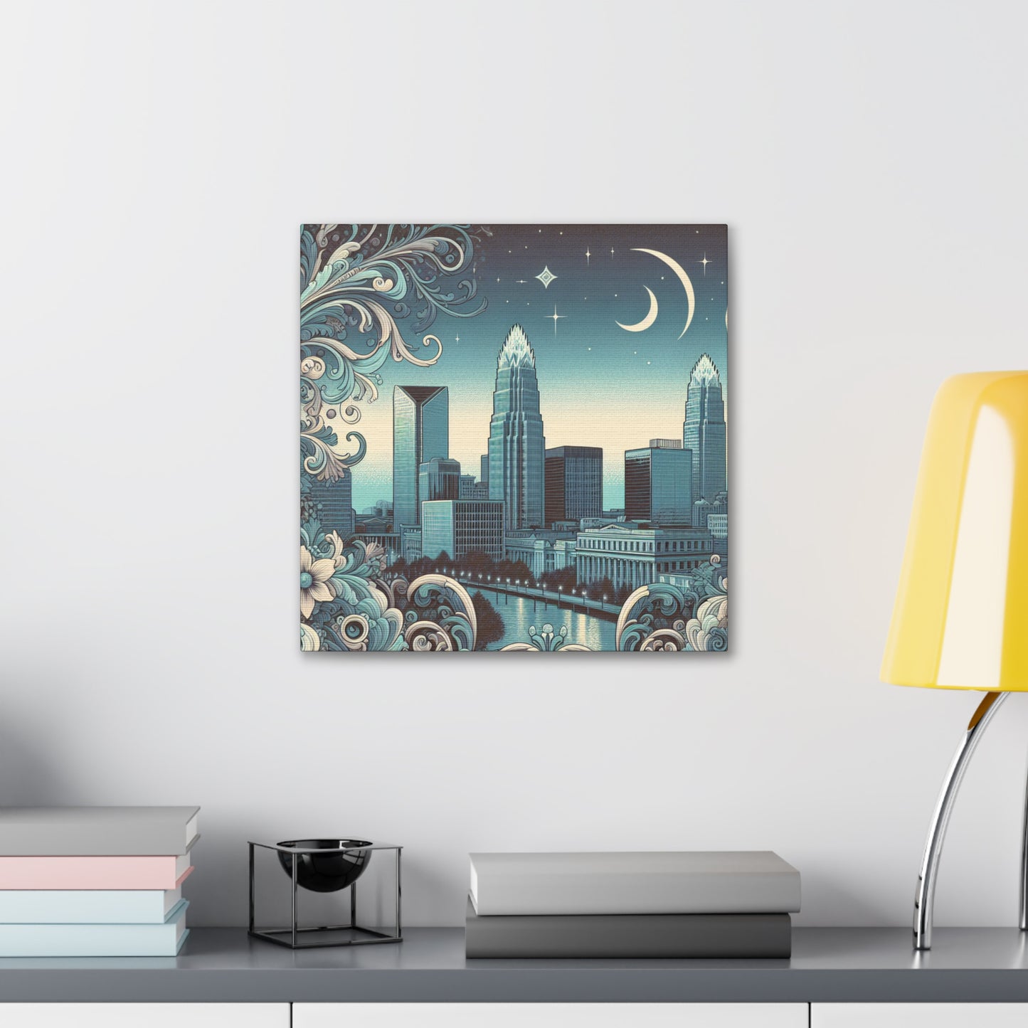 "Charlotte's Baroque Charm" - Canvas