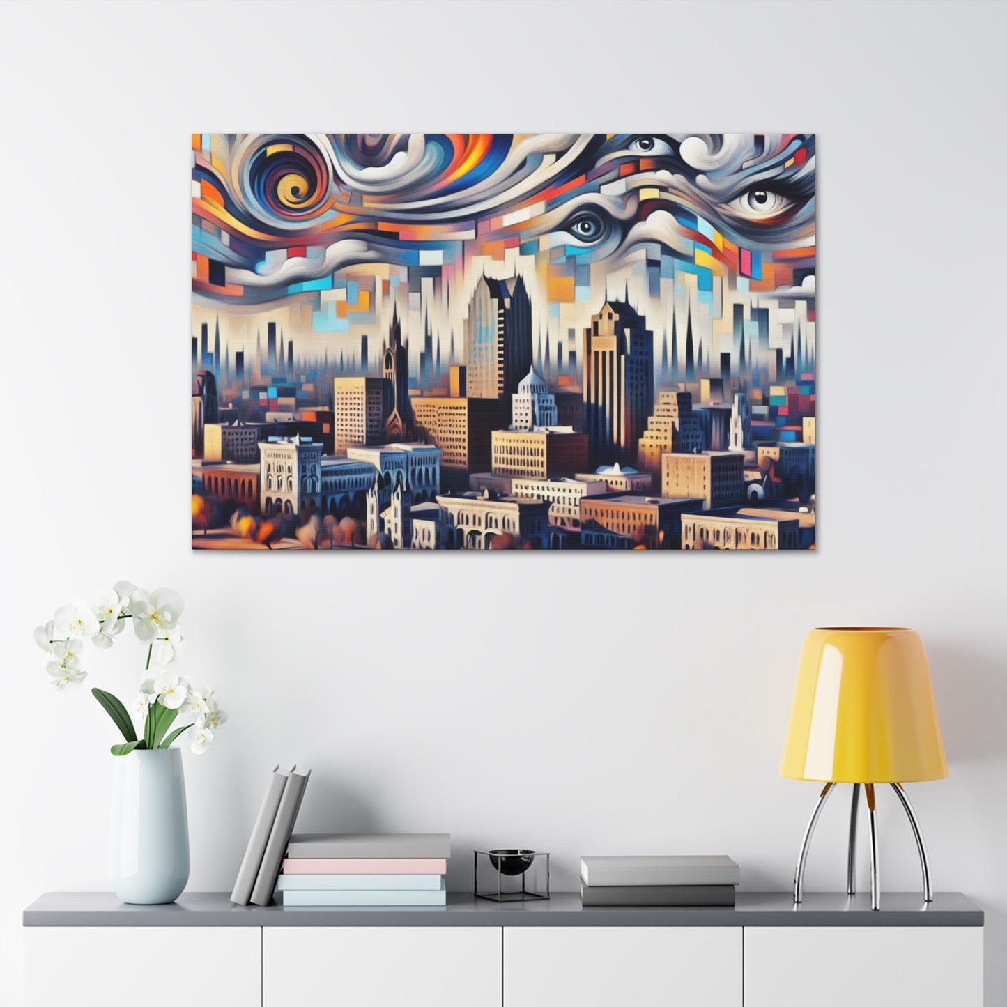 "Surreal Sacramento Splendor" - Canvas