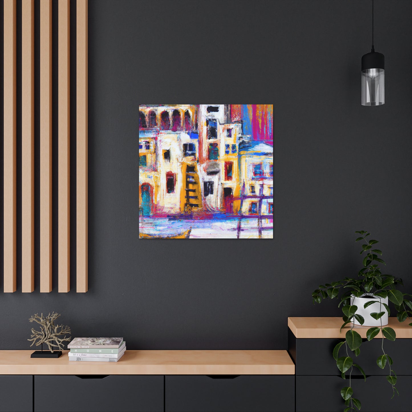 "Mediterranean Abstraction Views" - Canvas